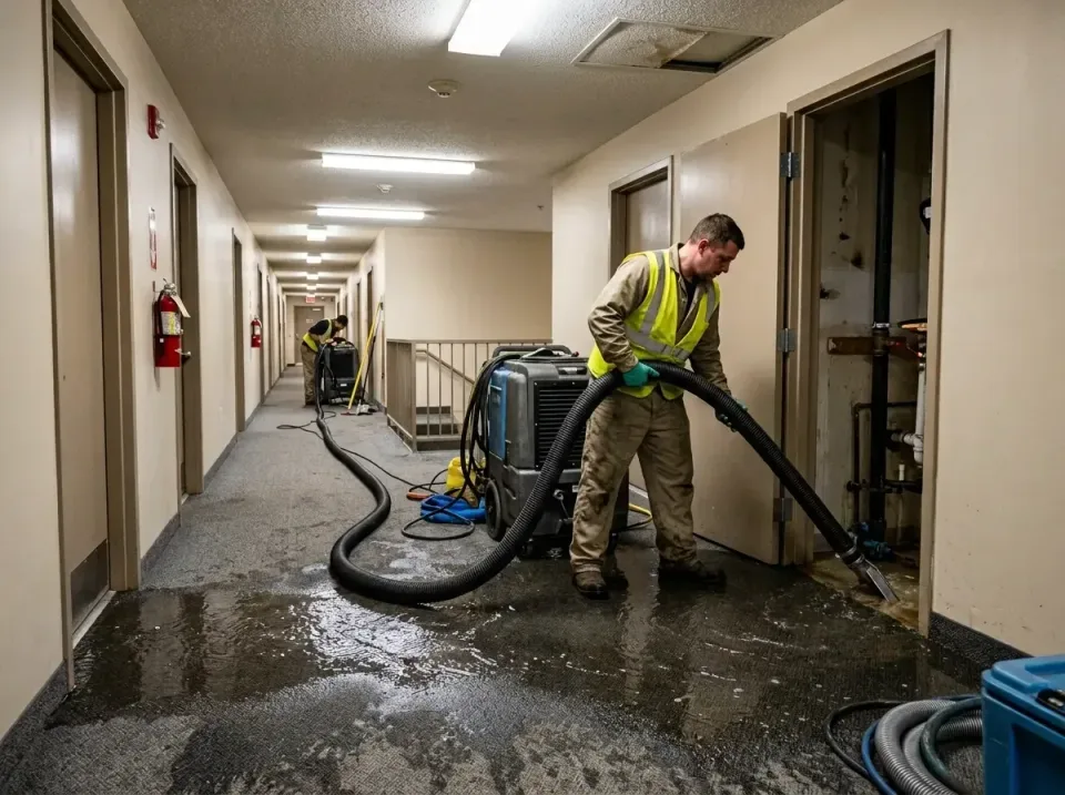 multi-unit-apartment-hallway-f-005 — frequently asked questions, Emergency Burst Pipe Water Extraction & Removal in Richboro…